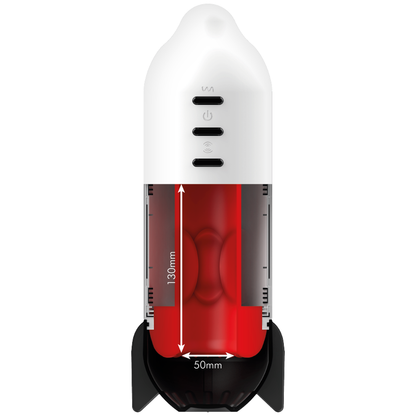 JAMYJOB - ROCKET MASTURBADOR TECNOLOGÍA SOFT COMPRESSION Y VIBRACIÓN