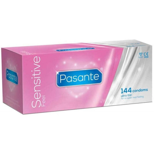 PASANTE - ULTRA-THIN SENSITIVE CONDOMS 144 UNITS