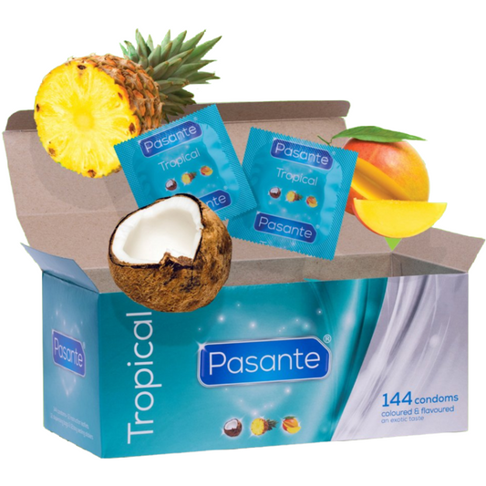 PASSANT - PRESERVATIUS SABORS TROPICAL 144 UNITATS