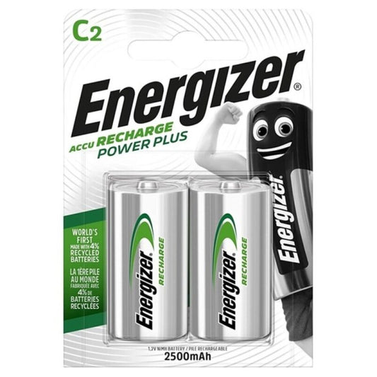 ENERGIZER - POWER PLUS UPPLADDNINGSBART BATTERI HR14 C 2500mAh BLISTER*2