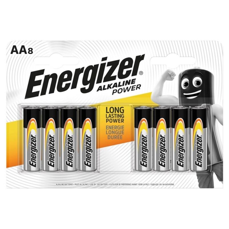 ENERGIZER - ЛУЖНА БАТАРЕЯ AA LR6 БЛІСТЕР*8