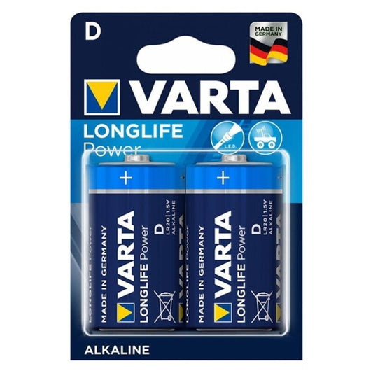 VARTA - LONGLIFE POWER ALKALINE BATTERY D LR20 BLISTER*2