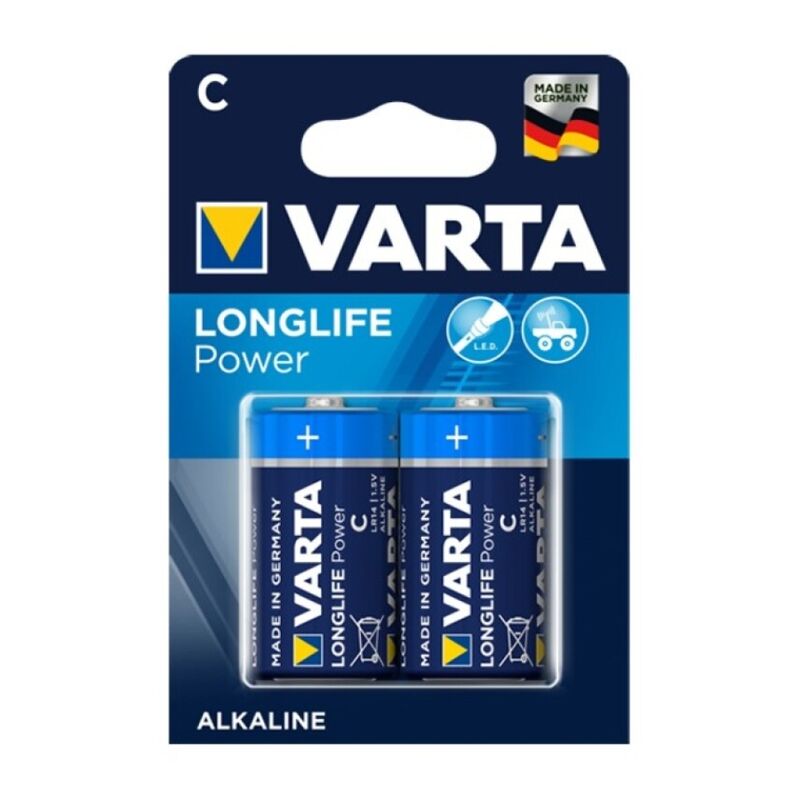 VARTA - ЛУЖНА БАТАРЕЯ LONGLIFE POWER C LR14 БЛІСТЕР*2