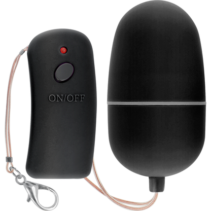 ONLINE - VIBRATING EGG WITH REMOTE CONTROL, BLACK