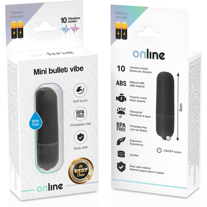 ONLINE - MINI VIBRATING BULLET BLACK
