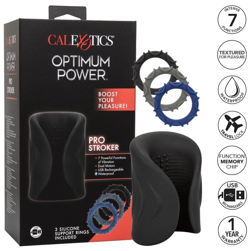 CALEXOTICS - PRO STROKER OPTIMAL POWER MASTURBATOR