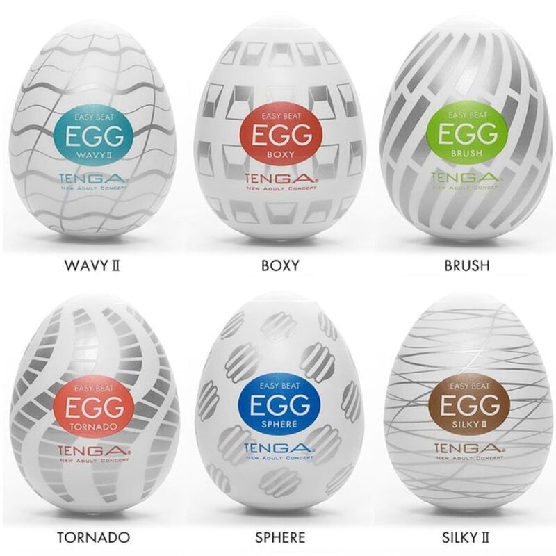 TENGA - EASY BEAT MASTURBATOR EGG PACK 6 ОД