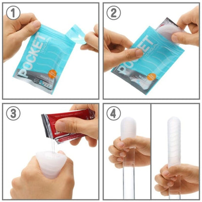 TENGA - SPARK BEARDS POCKET MASTURBATOR