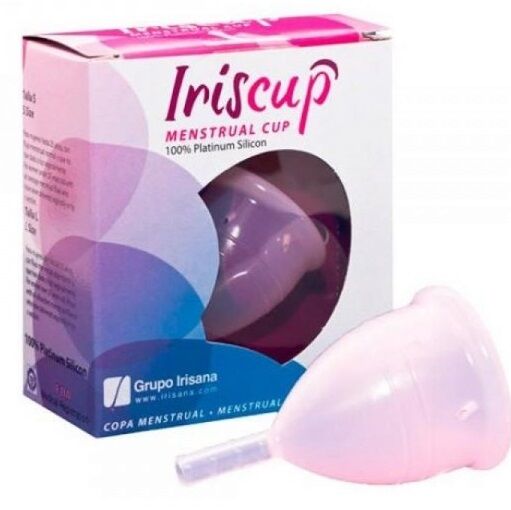 IRISCUP - SMALL PINK MENSTRUAL CUP + FREE STERILIZING BAG