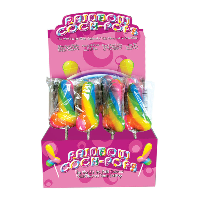 PRIDE - SPENCER &amp; FLEETWOOD RAINBOW COCK Lollipop LGBT