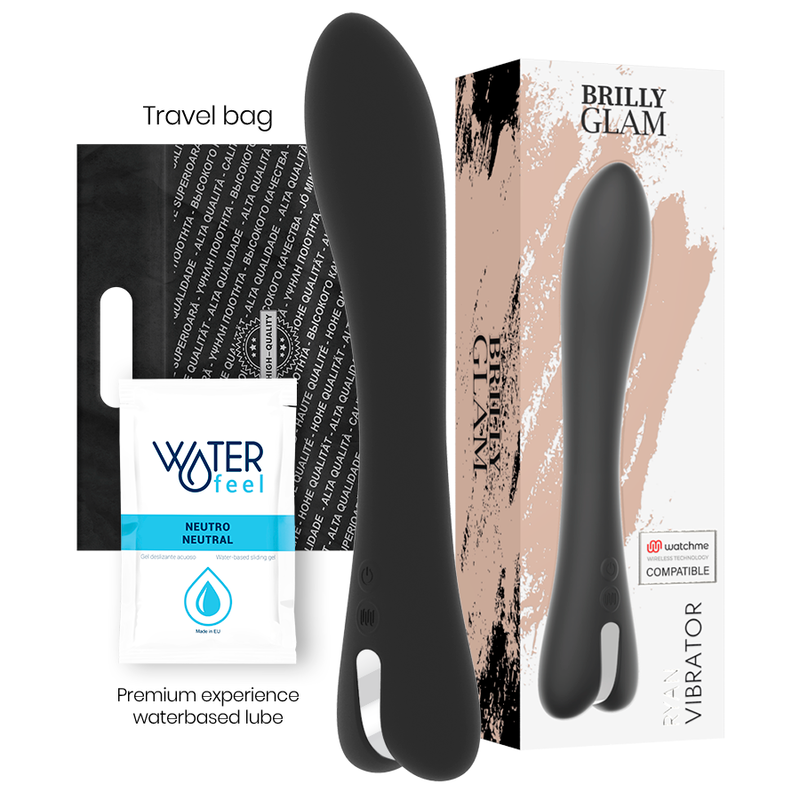 BRILLY GLAM - RYAN VIBRADOR + MANDO CONTROL REMOTO WATCHME