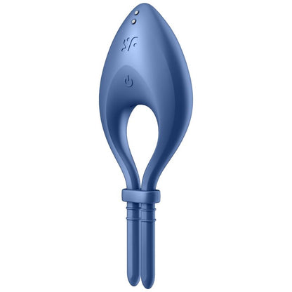 SATISFYER - BULLSEYE ANELL VIBRADOR APP BLAU