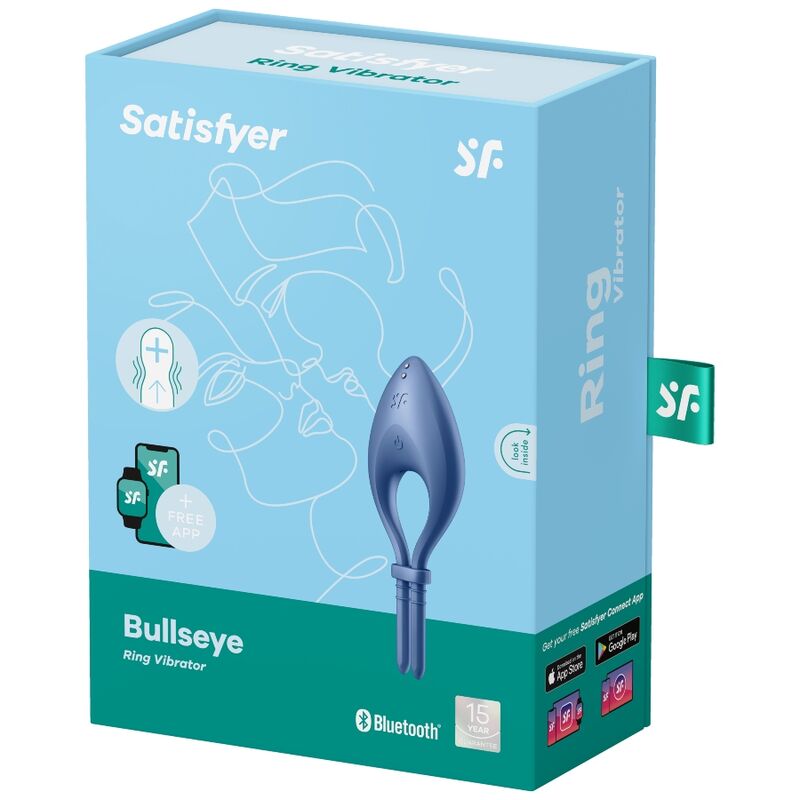 Satisfactor: Bullseye Vibrador App Blue Vibrador