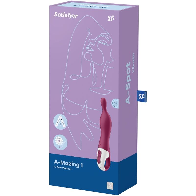 SATISFYER - AMAZING 1 A-SPOT BERRY VIBRATOR