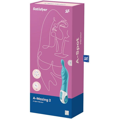 SATISFYER - AMAZING 2 TURQUOISE A-SPOT VIBRATOR