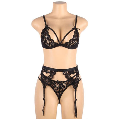 SUBBLIME - SET 3 PIEZAS SUJETADOR + LIGUERO + TANGA