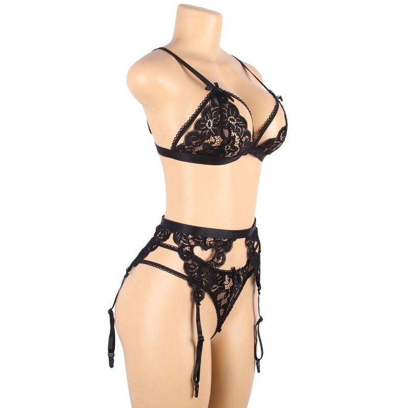 SUBBLIME - SET 3 PIEZAS SUJETADOR + LIGUERO + TANGA