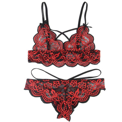SUBBLIME - SET DOS PIEZAS TOP Y PANTIES ENCAJE
