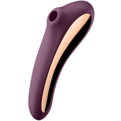 SATISFYER - DUAL KISS CLITORAL STIMULATOR PURPLE