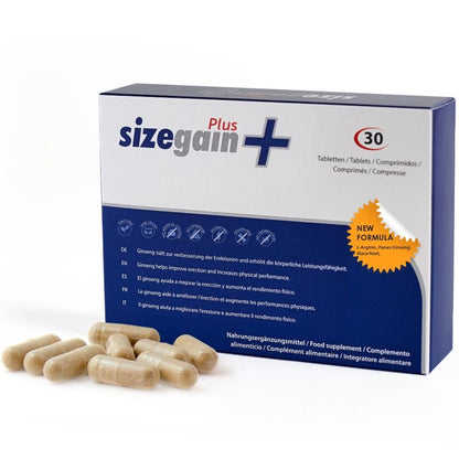 500 COSMETICS - SIZEGAIN PLUS PASTILLES PER ALARGAR EL PENIS