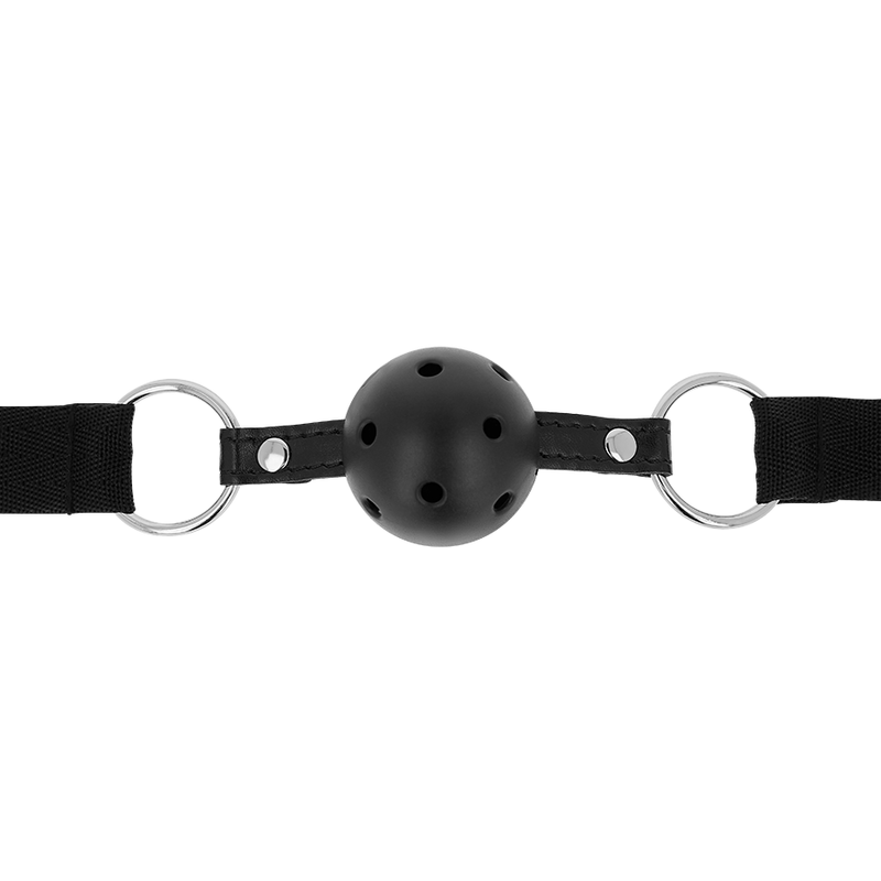 OHMAMA FETISH - BREATHABLE BLACK FABRIC BALL GAG