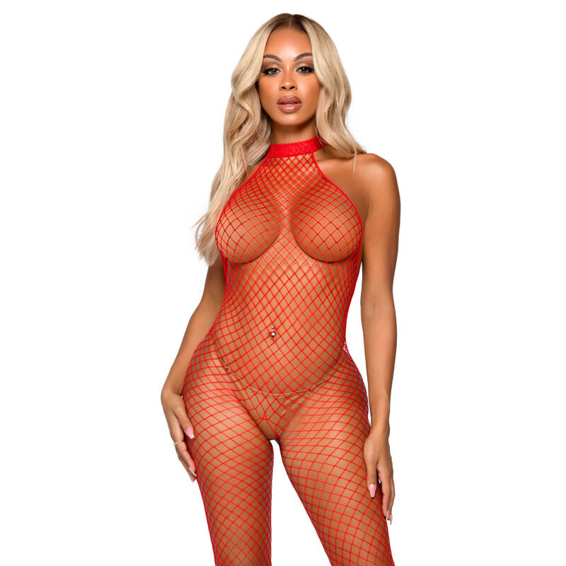 LEG AVENUE - LE FRIVOLE BODYSTOCKING CUELLO RACER ÚNICA