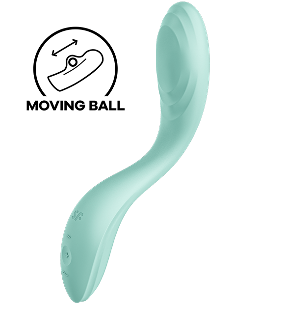 SATISFYER - ROLLING PLEASURE G-SPOT VIBRATOR GREEN