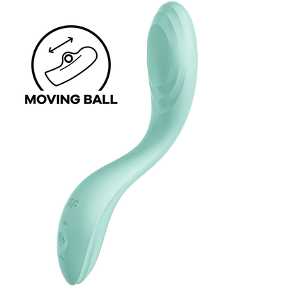 SATISFYER - ROLLING PLEASURE G-SPOT VIBRATOR GREEN