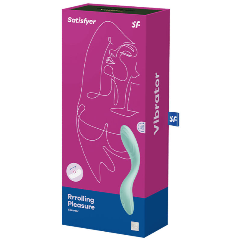 SATISFYER - ROLLING PLEASURE G-SPOT VIBRATOR GREEN