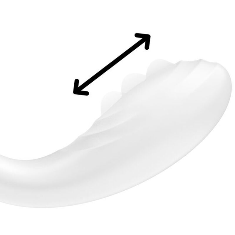 SATISFYER - ROLLING PLEASURE WHITE G-SPOT VIBRATOR
