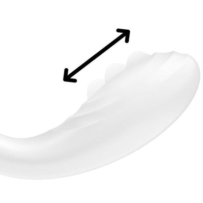 SATISFYER - ROLLING PLEASURE WHITE G-SPOT VIBRATOR