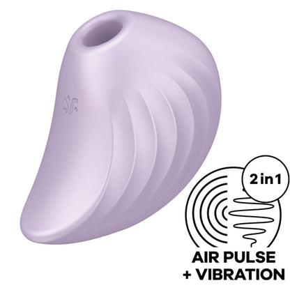 SATISFYER - PEARL DIVER STIMULATOR AND VIBRATOR VIOLET