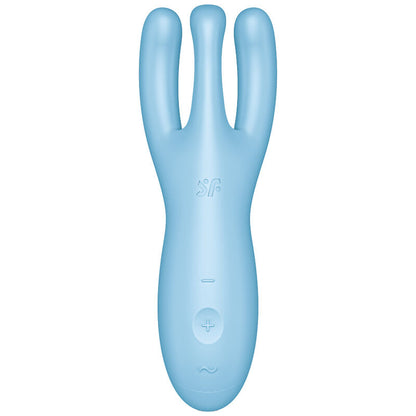SATISFYER - THREESOME 4 VIBRADOR APP AZUL