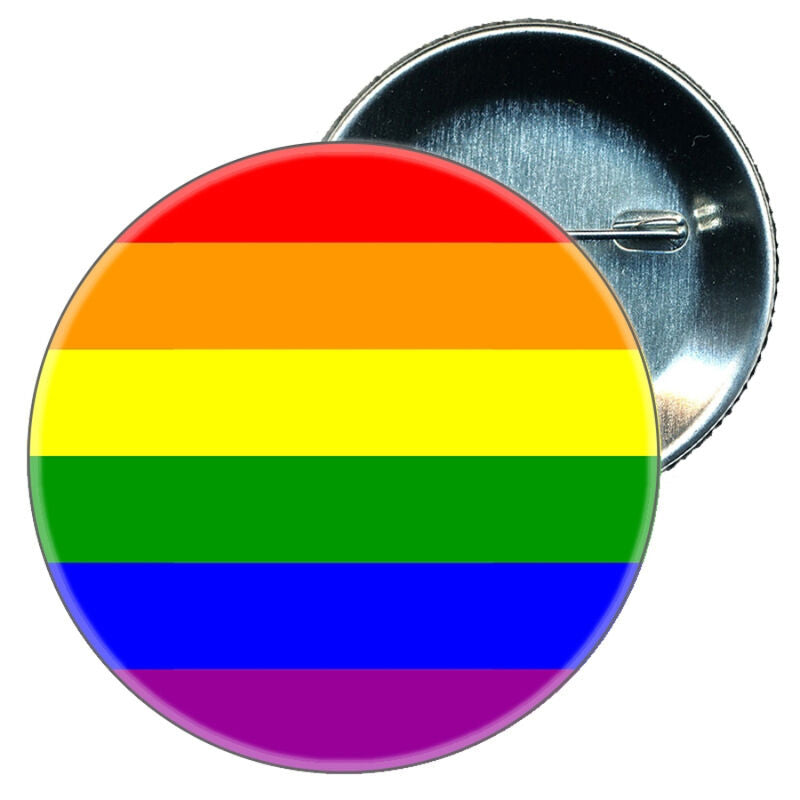 PRIDE - LGBT FLAG BADGE