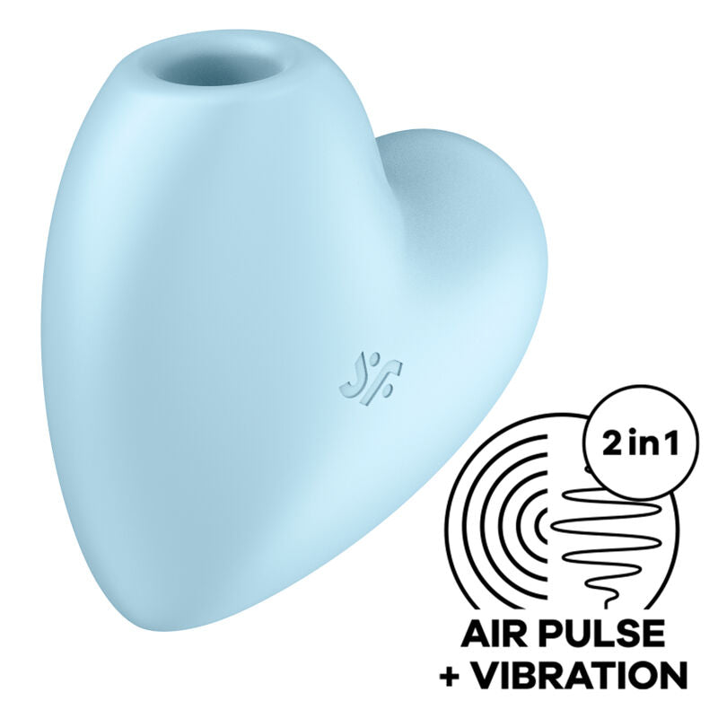 SATISFYER - CUTIE HEART ESTIMULADOR Y VIBRADOR