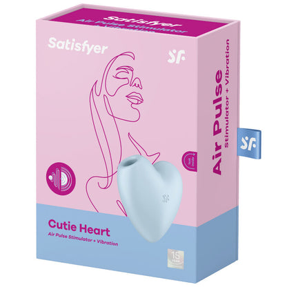 SATISFYER - CUTIE HEART ESTIMULADOR Y VIBRADOR