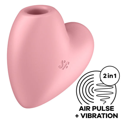 SATISFYER - CUTIE HEART ESTIMULADOR Y VIBRADOR