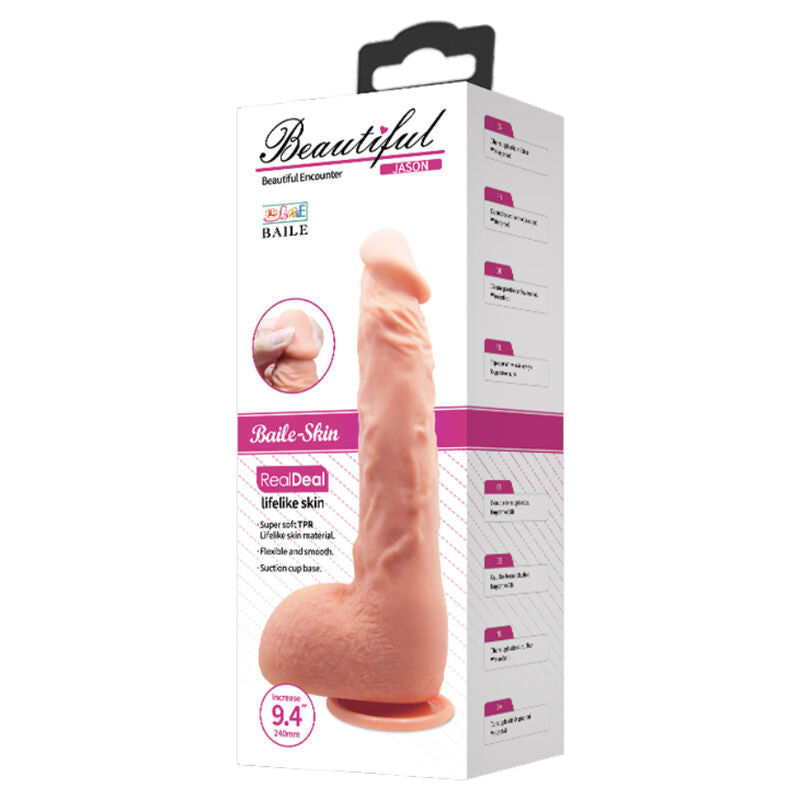 DANCE - NATURAL JASON REALISTIC DILDO 24 CM