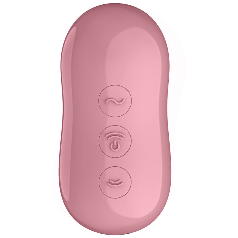 SATISFYER - COTTON CANDY STIMULATOR AND VIBRATOR PINK