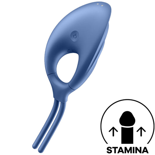 Satisfactors: anell vibrador blau de Swordsman