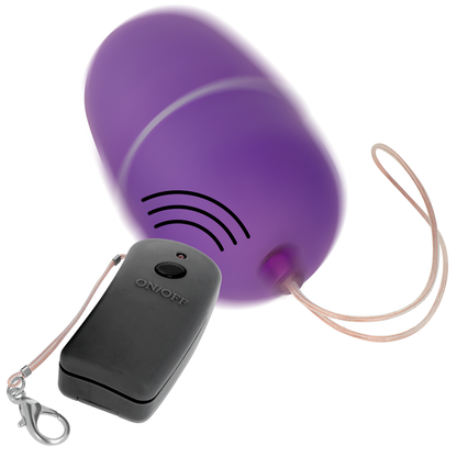 ONLINE - VIBRATING EGG WITH REMOTE CONTROL, PURPLE