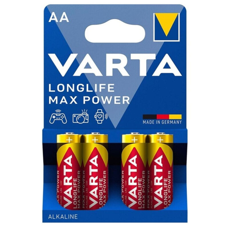 VARTA - ЛУЖНА БАТАРЕЯ MAX POWER AA LR6 БЛІСТЕР*4