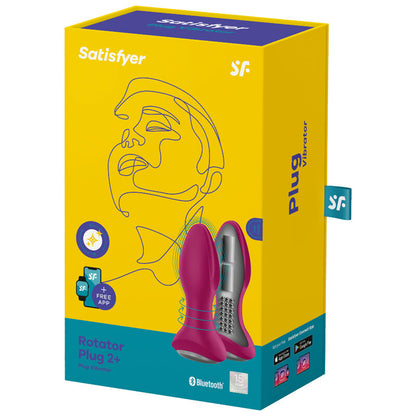SATISFYER - ROTATOR PLUG 2+ PLUG VIBRADOR APP