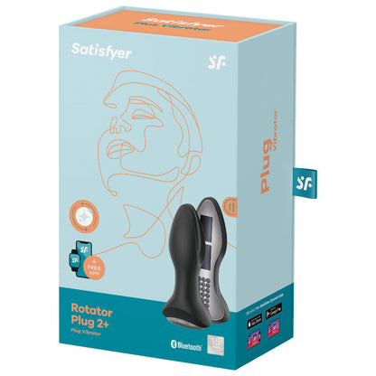 SATISFYER - ROTATOR PLUG 2+ PLUG VIBRADOR APP