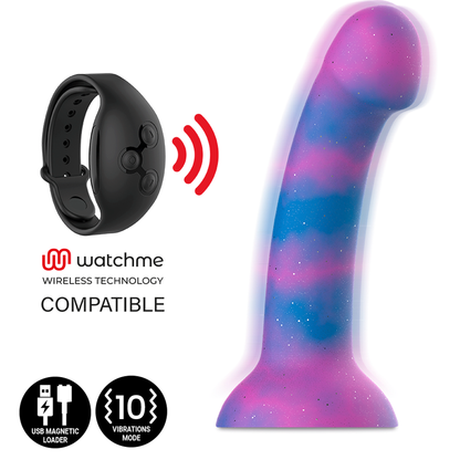 MITOLOGIA - DION GALACTIC DILDO M - VIBRADOR COMPATÍVEL COM TECNOLOGIA SEM FIOS WATCHME
