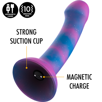 MITOLOGIA - DION GALACTIC DILDO M - VIBRADOR COMPATÍVEL COM TECNOLOGIA SEM FIOS WATCHME