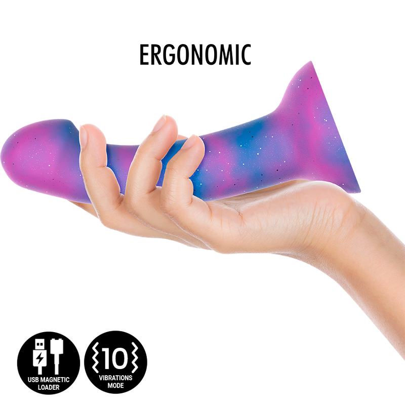 MITOLOGIA - DION GALACTIC DILDO M - VIBRADOR COMPATÍVEL COM TECNOLOGIA SEM FIOS WATCHME