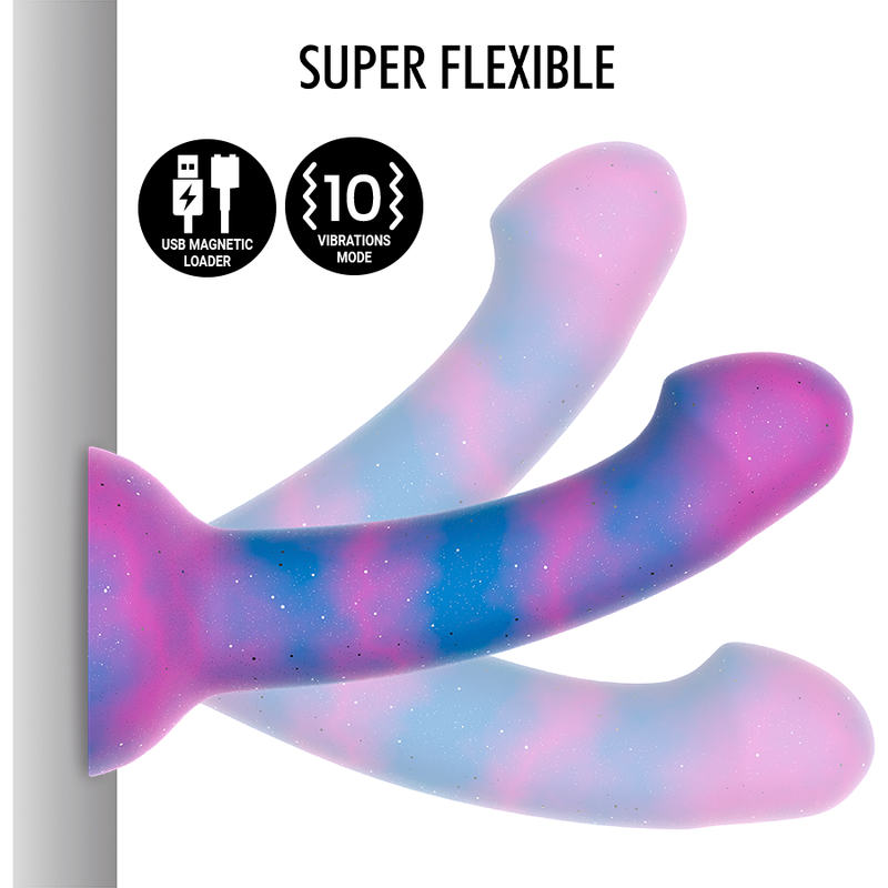 MITOLOGIA - DION GALACTIC DILDO M - VIBRADOR COMPATÍVEL COM TECNOLOGIA SEM FIOS WATCHME