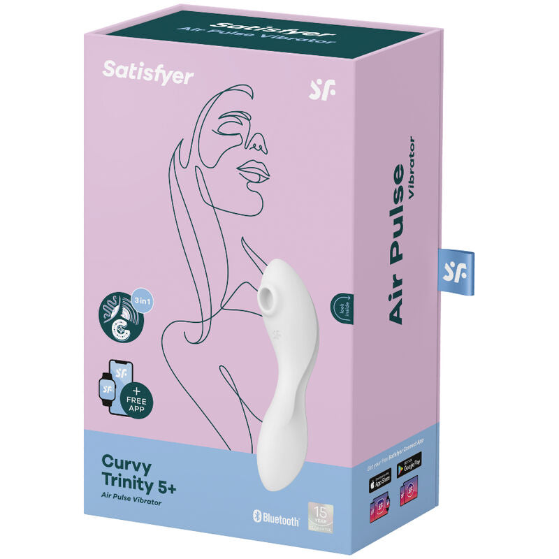 SATISFYER - CURVY TRINITY 5 ESTIMULADOR Y VIBRADOR APP