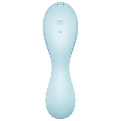 SATISFYER - CURVY TRINITY 5 ESTIMULADOR Y VIBRADOR APP AZUL